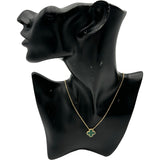 ヴァンクリーフ＆アーペル Van Cleef & Arpels ヴィンテージアルハンブラネックレス ゴールド Au750 マラカイト ジュエリー