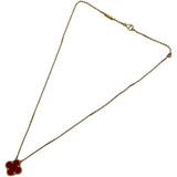 ヴァンクリーフ＆アーペル Van Cleef & Arpels ヴィンテージアルハンブラネックレス ゴールド Au750 カーネリアン ジュエリー