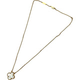 ヴァンクリーフ＆アーペル Van Cleef & Arpels ヴィンテージアルハンブラネックレス ゴールド Au750 マザーオブパール ジュエリー