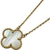 ヴァンクリーフ＆アーペル Van Cleef & Arpels ヴィンテージアルハンブラネックレス ゴールド Au750 マザー オブ パール ジュエリー