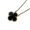 ヴァンクリーフ＆アーペル Van Cleef & Arpels ヴィンテージアルハンブラネックレス ゴールド Au750 オニキス ジュエリー
