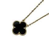 ヴァンクリーフ＆アーペル Van Cleef & Arpels ヴィンテージアルハンブラネックレス ゴールド Au750 オニキス ジュエリー