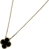ヴァンクリーフ＆アーペル Van Cleef & Arpels ヴィンテージアルハンブラネックレス ゴールド Au750 オニキス ジュエリー