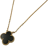 ヴァンクリーフ＆アーペル Van Cleef & Arpels ヴィンテージアルハンブラネックレス ゴールド Au750 オニキス ジュエリー