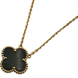 ヴァンクリーフ＆アーペル Van Cleef & Arpels ヴィンテージアルハンブラネックレス ゴールド Au750 オニキス ジュエリー