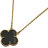 ヴァンクリーフ＆アーペル Van Cleef & Arpels ヴィンテージアルハンブラネックレス ゴールド Au750 オニキス ジュエリー