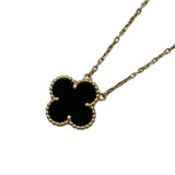ヴァンクリーフ＆アーペル Van Cleef & Arpels ヴィンテージアルハンブラネックレス ゴールド Au750 オニキス ジュエリー
