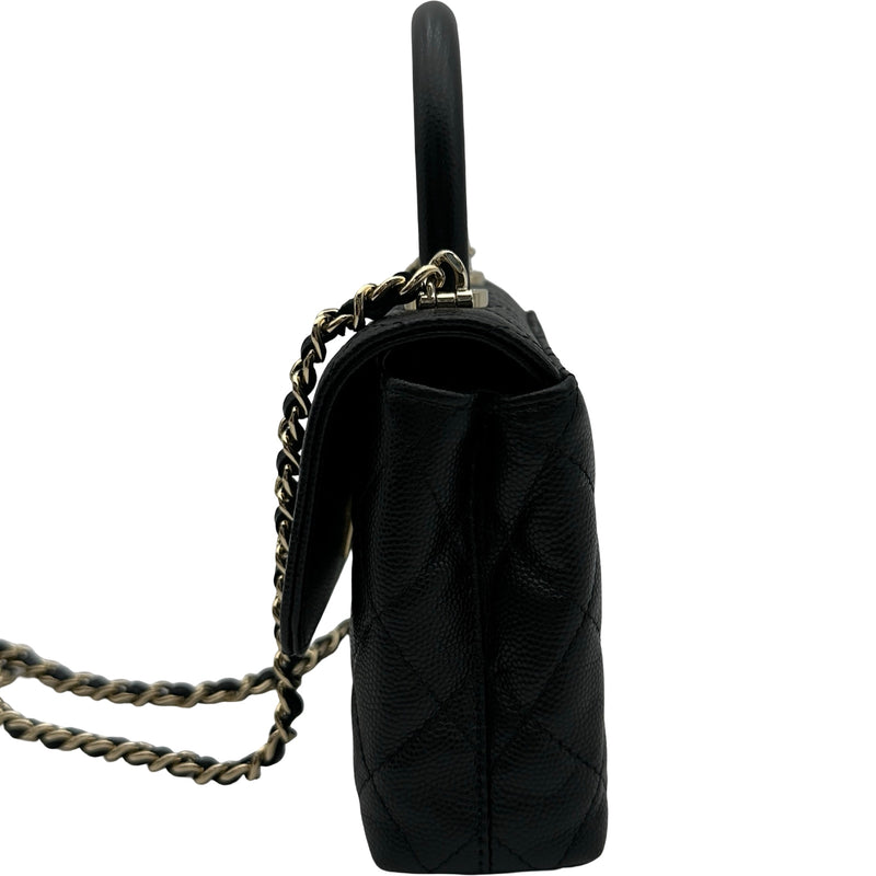 シャネル CHANEL ココハンドルエクストラミニ AP4244 ブラック