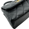シャネル CHANEL ココハンドルエクストラミニ AP4244 ブラック ゴールド金具 キャビアスキン レディース ショルダーバッグ