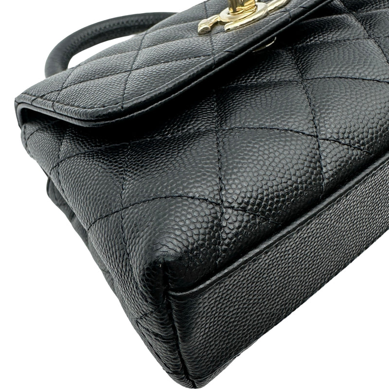シャネル CHANEL ココハンドルエクストラミニ AP4244 ブラック