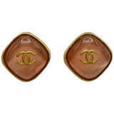 シャネル CHANEL ココマークイヤリング ピンク ゴールド金具 メタル アクセサリー