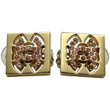シャネル CHANEL ココマークスクエアイヤリング ゴールド メッキ アクセサリー