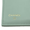 シャネル CHANEL マトラッセクラシックスモールウォレット AP0229 ブルー ゴールド金具 キャビアスキン レディース 二つ折り財布
