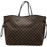 ルイ・ヴィトン LOUIS VUITTON ネヴァーフルGM N51106 ブラウン ダミエ レディース トートバッグ