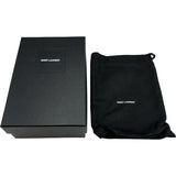 サンローラン SAINT LAURENT コンパクトウォレット 403723 ブラック キャビアスキン レディース 二つ折り財布