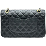 シャネル CHANEL マトラッセ25 A01112 27番台 ブラック ゴールド金具 キャビアスキン レディース ショルダーバッグ