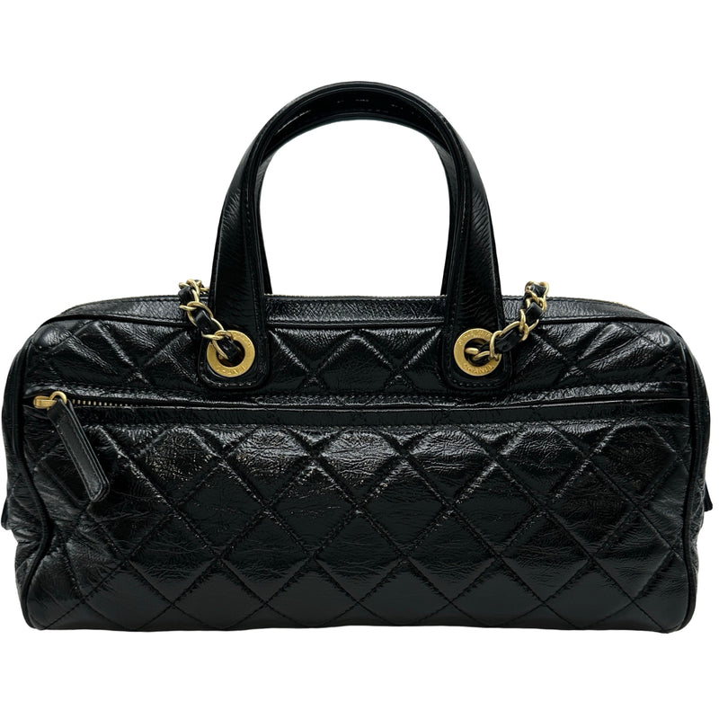 シャネル CHANEL マトラッセラージボーリングバッグ AS5579 ブラック