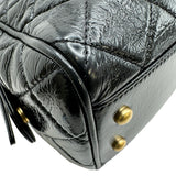 シャネル CHANEL マトラッセラージボーリングバッグ AS5579 ブラック ゴールド金具 パテント レディース ショルダーバッグ