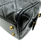 シャネル CHANEL マトラッセラージボーリングバッグ AS5579 ブラック ゴールド金具 パテント レディース ショルダーバッグ