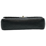 シャネル CHANEL マトラッセ25 A01112 28番台 ブラック シルバー金具 キャビアスキン レディース ショルダーバッグ
