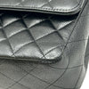シャネル CHANEL マトラッセ25 A01112 28番台 ブラック シルバー金具 キャビアスキン レディース ショルダーバッグ