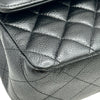 シャネル CHANEL マトラッセ25 A01112 28番台 ブラック シルバー金具 キャビアスキン レディース ショルダーバッグ