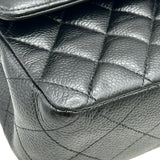 シャネル CHANEL マトラッセ25 A01112 28番台 ブラック シルバー金具 キャビアスキン レディース ショルダーバッグ