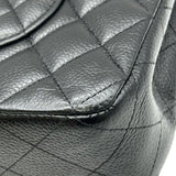 シャネル CHANEL マトラッセ25 A01112 28番台 ブラック シルバー金具 キャビアスキン レディース ショルダーバッグ