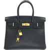 エルメス HERMES バーキン30 D刻印 ブラック ゴールド金具 エプソン レディース ハンドバッグ