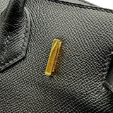 エルメス HERMES バーキン30 D刻印 ブラック ゴールド金具 エプソン レディース ハンドバッグ