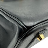 エルメス HERMES バーキン30 D刻印 ブラック ゴールド金具 エプソン レディース ハンドバッグ