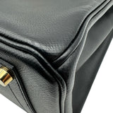 エルメス HERMES バーキン30 D刻印 ブラック ゴールド金具 エプソン レディース ハンドバッグ