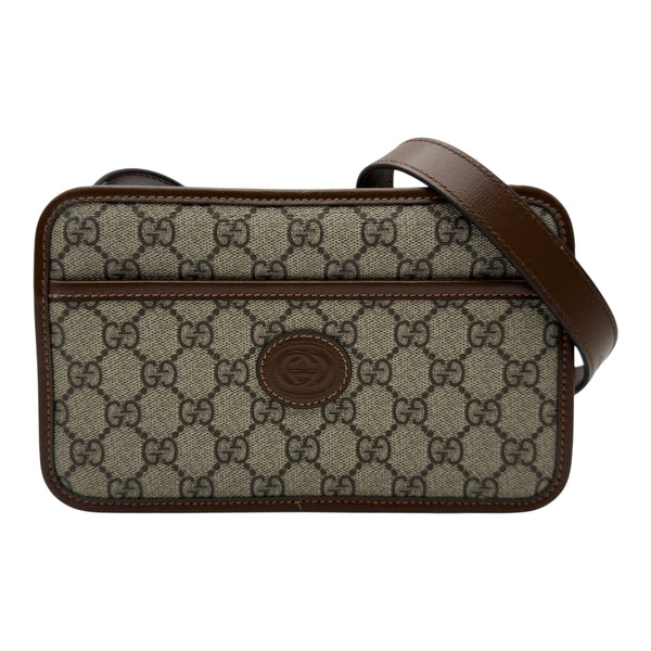 グッチ GUCCI インターロッキングG カメラバッグ 658572 ベージュ GG