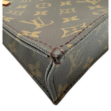 ルイ・ヴィトン LOUIS VUITTON プティット・サックプラ M81295 ブラウン モノグラム/レザー レディース ショルダーバッグ