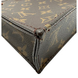 ルイ・ヴィトン LOUIS VUITTON プティット・サックプラ M81295 ブラウン モノグラム/レザー レディース ショルダーバッグ