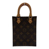 ルイ・ヴィトン LOUIS VUITTON プティット・サックプラ M81295 ブラウン モノグラム/レザー レディース ショルダーバッグ