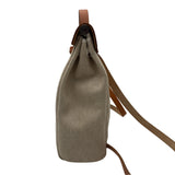 エルメス HERMES エールバッグ アドPM □D刻 ベージュ/ゴールド トワル/レザー レディース リュック・デイパック