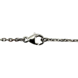 エルメス HERMES ポップH ミニネックレス ブラック シルバー金具 メタル/エナメル アクセサリー