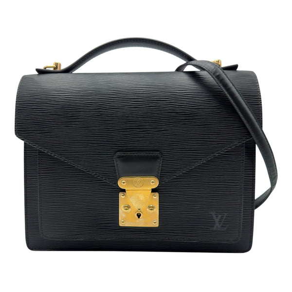 ルイ・ヴィトン モンソー M52122 ハンドバッグ ルイ・ヴィトン LOUIS VUITTON モンソー M52122 ブラック エピレザー