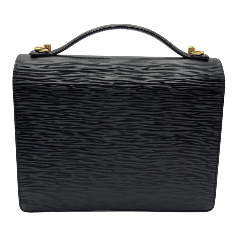 ルイ・ヴィトン LOUIS VUITTON モンソー M52122 ブラック エピレザー