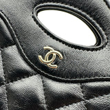 シャネル CHANEL CHANEL31 チェーンクラッチ AP3875 ブラック ゴールド金具 シャイニーラムスキン レディース ショルダーバッグ