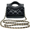 シャネル CHANEL CHANEL31 チェーンクラッチ AP3875 ブラック ゴールド金具 シャイニーラムスキン レディース ショルダーバッグ
