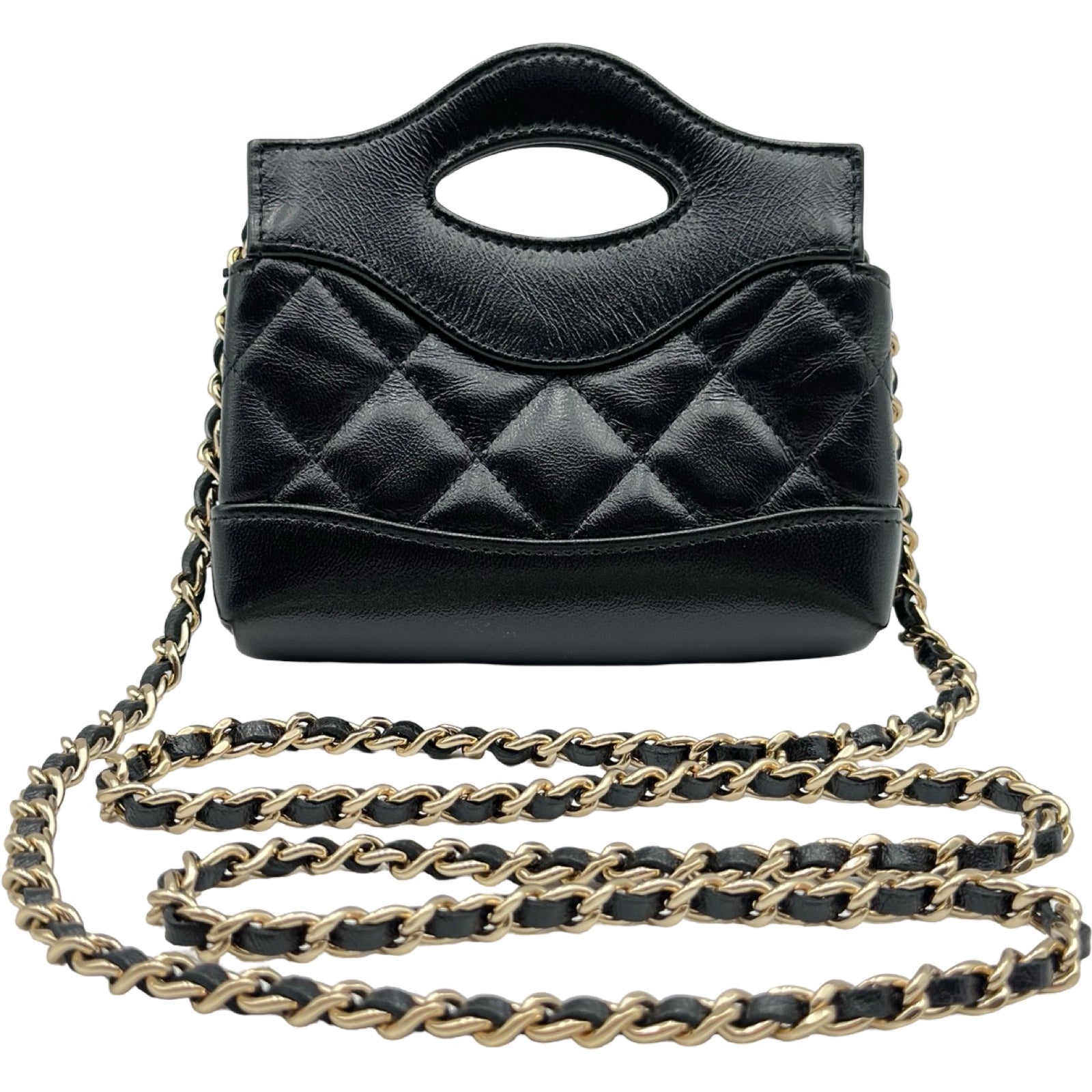 シャネル CHANEL CHANEL31 チェーンクラッチ AP3875 ブラック ゴールド