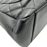 シャネル CHANEL GST チェーンショルダーバッグ A50995 14番台 ブラック ゴールド金具 キャビアスキン レディース ショルダーバッグ