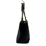 シャネル CHANEL GST チェーンショルダーバッグ A50995 14番台 ブラック ゴールド金具 キャビアスキン レディース ショルダーバッグ