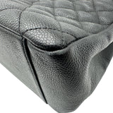 シャネル CHANEL GST チェーンショルダーバッグ A50995 14番台 ブラック ゴールド金具 キャビアスキン レディース ショルダーバッグ