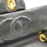 シャネル CHANEL デカマトラッセ34 A01094 2番台 ブラック ゴールド金具 ラムスキン レディース ショルダーバッグ