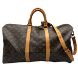 ルイ・ヴィトン LOUIS VUITTON キーポル・バンドリエール50 M41416 ブラウン モノグラムキャンバス ユニセックス ボストンバッグ