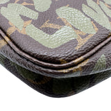 ルイ・ヴィトン LOUIS VUITTON ポシェット・アクセソワール M92191 ブラウン/カーキ モノグラムグラフィティ/レザー レディース ハンドバッグ