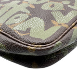 ルイ・ヴィトン LOUIS VUITTON ポシェット・アクセソワール M92191 ブラウン/カーキ モノグラムグラフィティ/レザー レディース ハンドバッグ